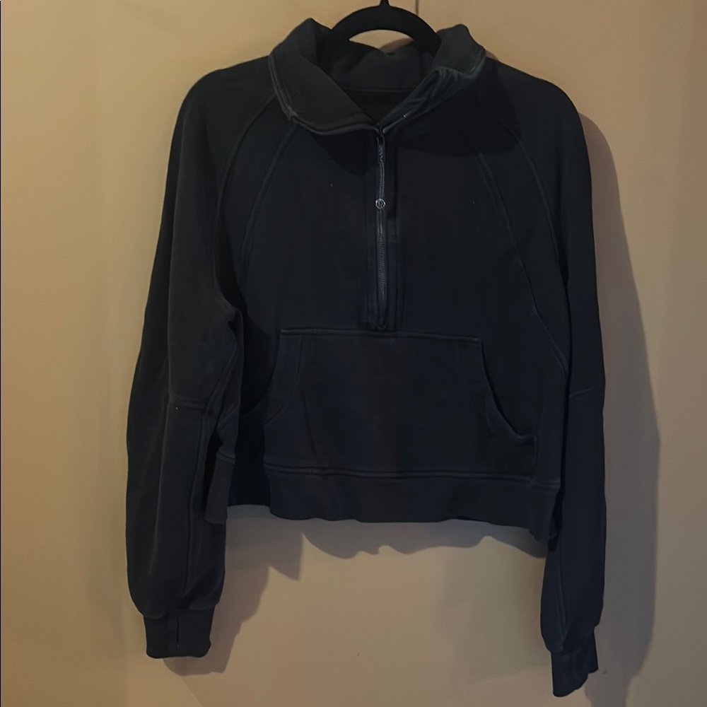 Black Lululemon Scuba Zip Up
